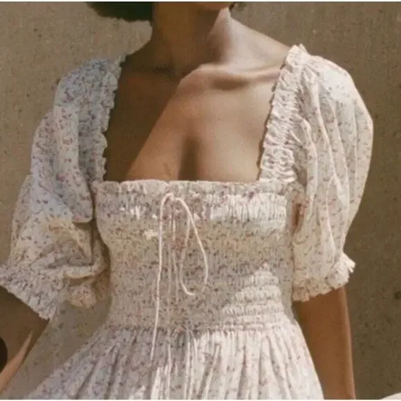 Dôen Siena Dress in Sunshine Meadow Floral Medium - Picture 2 of 16